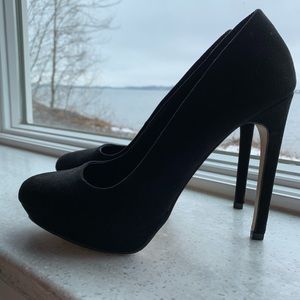 Black heels